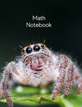 Math Notebook: 120 pages, math notebook, quad ruled workbook, 8.5 x 11 inch large soft cover journal, 4 squares per inch suited for kids and students