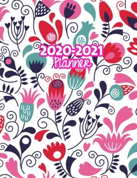 2020-2021 Planner: Two Year Calendar Organizer and Goal Journal | January 2020 - December 2021 Daily, Weekly and Monthly Planner Book with Back Sticker Expression Wall for 2 Years | Design Code 669920