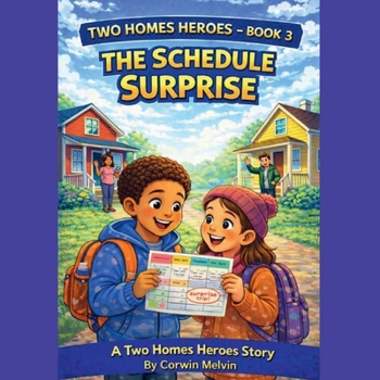 Paperback TWO HOMES HEROES - BOOK 3 - THE SCHEDULE SURPRISE: A Two Homes Heroes Story Book