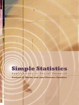 Paperback Simple Statistics: Applications in Social Research [With CDROM] Book