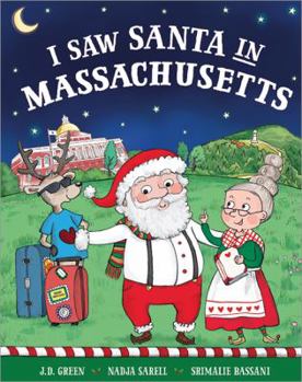 Hardcover I Saw Santa in Massachusetts Book