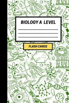 Flash Card Notebook: Make your own Biology A Level revision Flash cards. Includes Spaced Repetition and Lapse Tracker (480 cards)