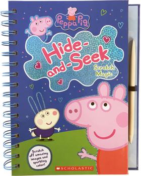 Spiral-bound Peppa Pig: Hide-And-Seek: Scratch Magic Book