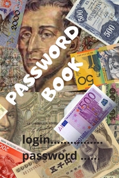 Paperback Password Book: Password Storage Book, Passcode Diary, Password Log Book
