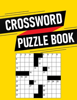 Paperback Crossword Puzzles Book: Large Print Challenging Crossword Puzzles Book For Adults Book