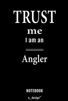 Notebook for Anglers / Angler: awesome handy Note Book [120 blank lined ruled pages]