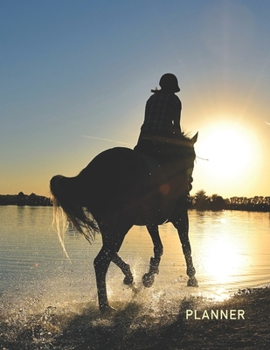Planner: Horse 2 Year Weekly Planning Organizer | 2020 - 2021 | Equestrianism Equestrian Cover | January 20 - December 21 | Writing Notebook | ... | Plan Days, Set Goals & Get Stuff Done