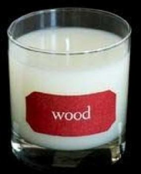 Misc. Supplies Wood Library Candle Book