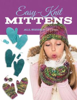 Paperback Easy-Knit Mittens Book