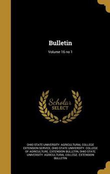 Hardcover Bulletin; Volume 16 No 1 Book
