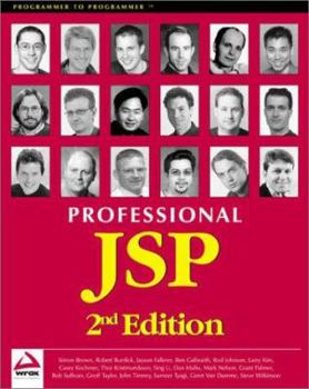 Paperback Professional JSP 2nd Edition Book