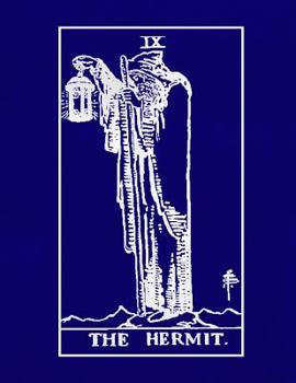 IX The Hermit: Tarot Diary Log Book, Record and Interpret Readings,  Lined Notebook Journal for Tarot Lovers