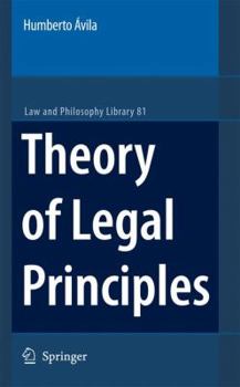 Paperback Theory of Legal Principles Book