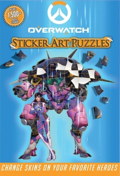 Paperback Overwatch Sticker Art Puzzles Book