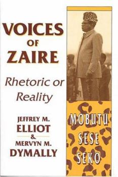 Hardcover Voices of Zaire: Rhetoric or Reality Book