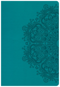 Imitation Leather CSB Super Giant Print Reference Bible, Teal Leathertouch [Large Print] Book