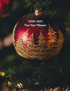 2020-2021 Two Year Planner: Record Your Daily Appointments, Schedule, Priorities, To-Do Lists & Important Reminders for 2 Years in this 131 page 1 ... One Week Per Page (tree ball decoration)