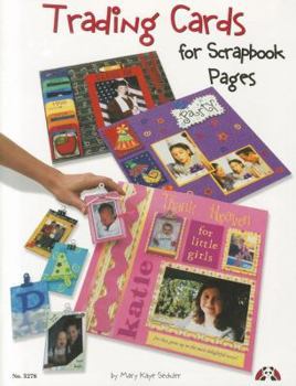 Paperback Trading Cards for Scrapbook Pages Book