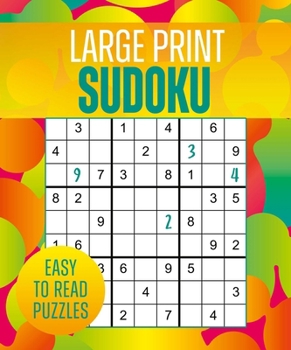 Paperback Large Print Sudoku: Over 250 Easy-To-Read Puzzles Book