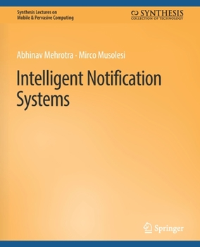 Paperback Intelligent Notification Systems Book