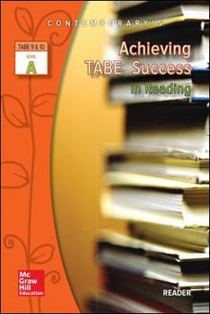 Paperback Achieving Tabe Success in Reading, Level a Reader Book