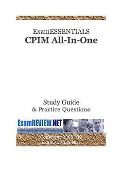 Paperback Exam ESSENTIALS CPIM All-in-One Book