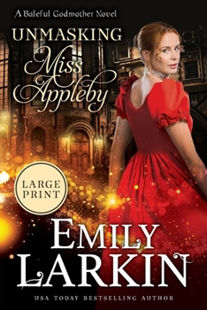 Paperback Unmasking Miss Appleby [Large Print] Book