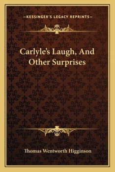 Paperback Carlyle's Laugh, And Other Surprises Book