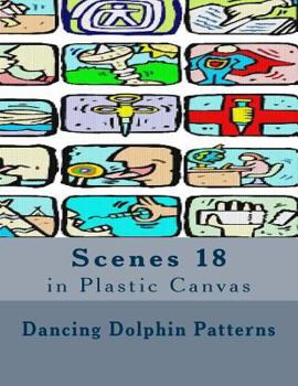 Paperback Scenes 18: in Plastic Canvas Book