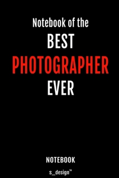 Notebook for Photographers / Photographer: awesome handy Note Book [120 blank lined ruled pages]
