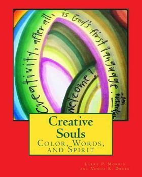 Paperback Creative Souls: Color and Words Book