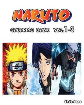 Paperback Naruto: Coloring Book: Vol.1 - 3: Adult Coloring Book