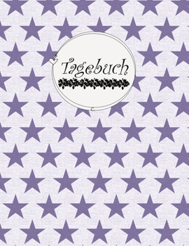 Tagebuch: Einschreibbuch für deine Gedanken (Großes Tagebuch Punktraster) lila / 150 numerierte Seiten mit Softcover glänzend / Diary II Dein ... - Schreibwaren @Cherieeearts (German Edition)