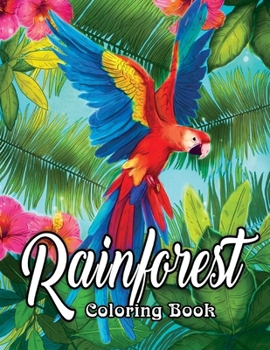 Paperback Rainforest Coloring Book