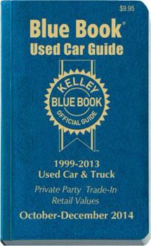 Paperback Kelley Blue Book Used Car Guide: Consumer Edition October-December 2014 Book