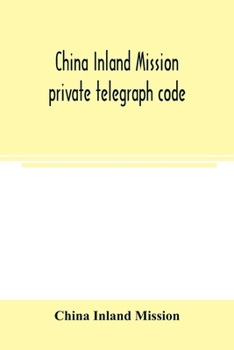 Paperback China Inland Mission private telegraph code Book