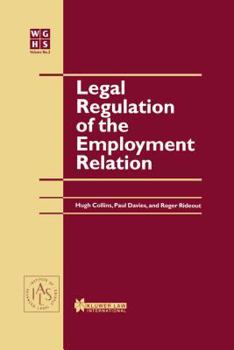 Hardcover Legal Regulation of the Employment Relation Book