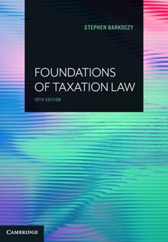 Paperback Foundations of Taxation Law Book