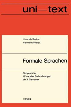 Paperback Formale Sprachen: Eine Einführung [German] Book