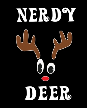 Nerdy Deer: Deer Elk Antler Hunting Hobby 2020 Monthly Planner Dated Journal  8" x 10" 110 pages