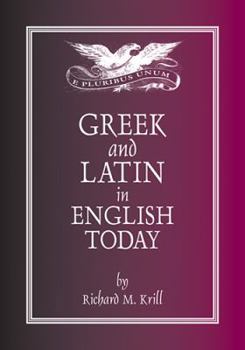 Paperback Greek and Latin in English Today Book