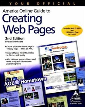 Paperback Your Official America Online? Guide to Creating Web Pages Book