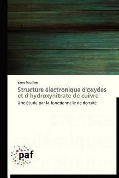 Paperback Structure électronique d'oxydes et d'hydroxynitrate de cuivre [French] Book