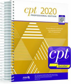 Hardcover CPT Professional 2020 and CPT Quickref App Bundle Book