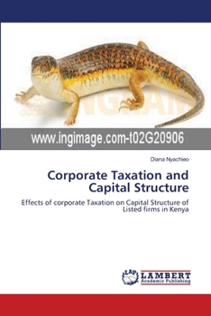 Paperback Corporate Taxation and Capital Structure Book