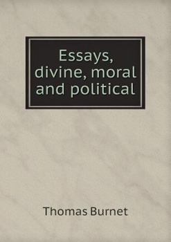 Paperback Essays, divine, moral and political Book