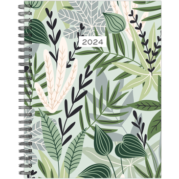 Spiral-bound Green Goddess 8.5 X 11 Softcover Planner Book