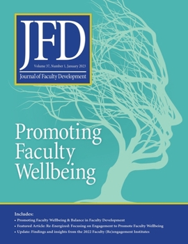Paperback Journal of Faculty Development January 2023 Book