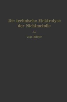 Die Technische Elektrolyse Der Nichtmetalle