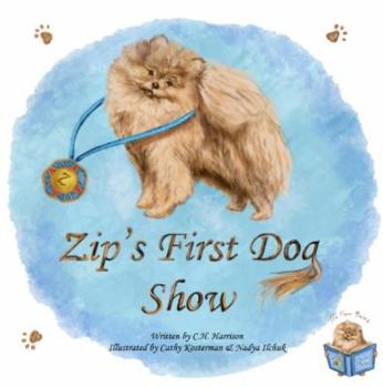 Paperback Zip's First Dog Show [Large Print] Book